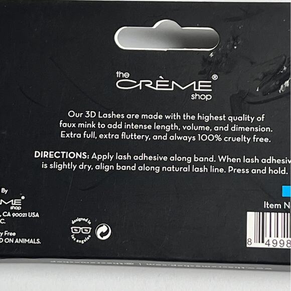 THE CRÈME SHOP 3D FAUX MINK Tea LASHES - Picture 5 of 5